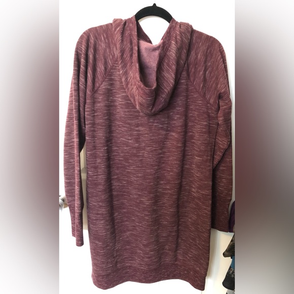 L Tunic Hooded Cowel Neck Sweater - Picture 2 of 9